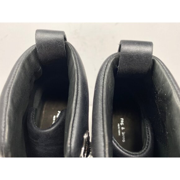 Rag & Bone Womens 5.5 Shiloh Hiker Boots Leather Lace Up Ankle Booties EU36 - Picture 7 of 11